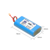 7.4V 5000mAh Lithium Battery for Water Quality Testing Instrument